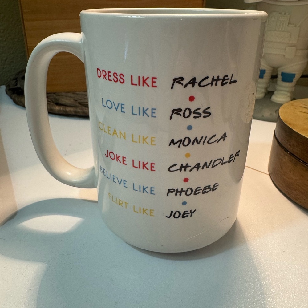Friends Themed White Mug